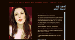 Desktop Screenshot of alisondewar.com